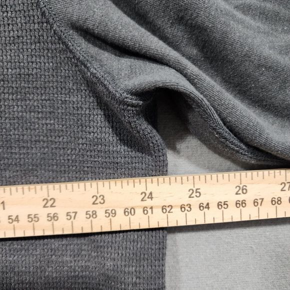 Polo Ralph Lauren Shirt Sweater Pullover Mens XL Gray Long Sleeve White Pony Vtg - Picture 13 of 16